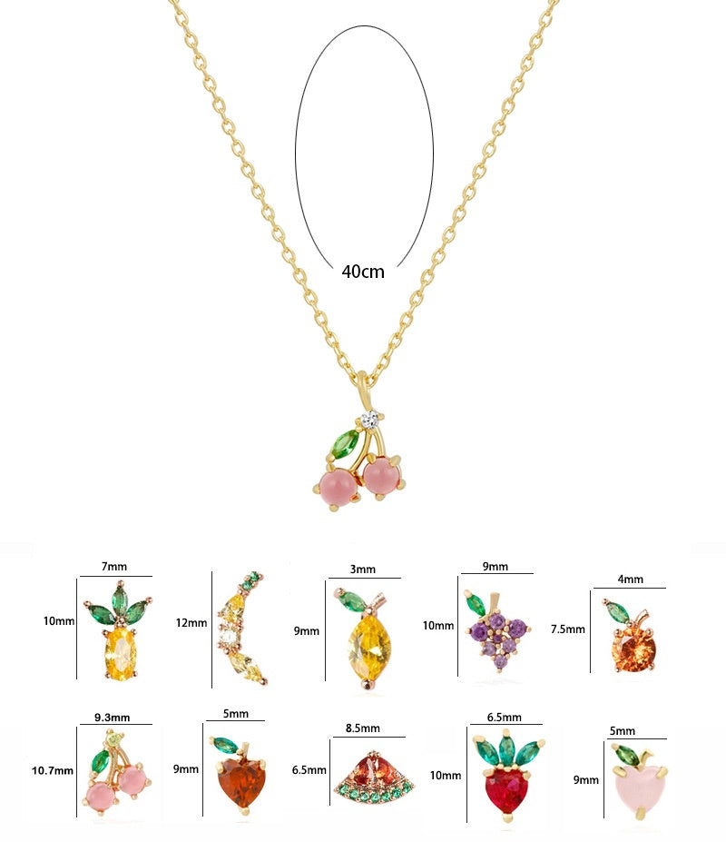 Fruitful Charm Necklace