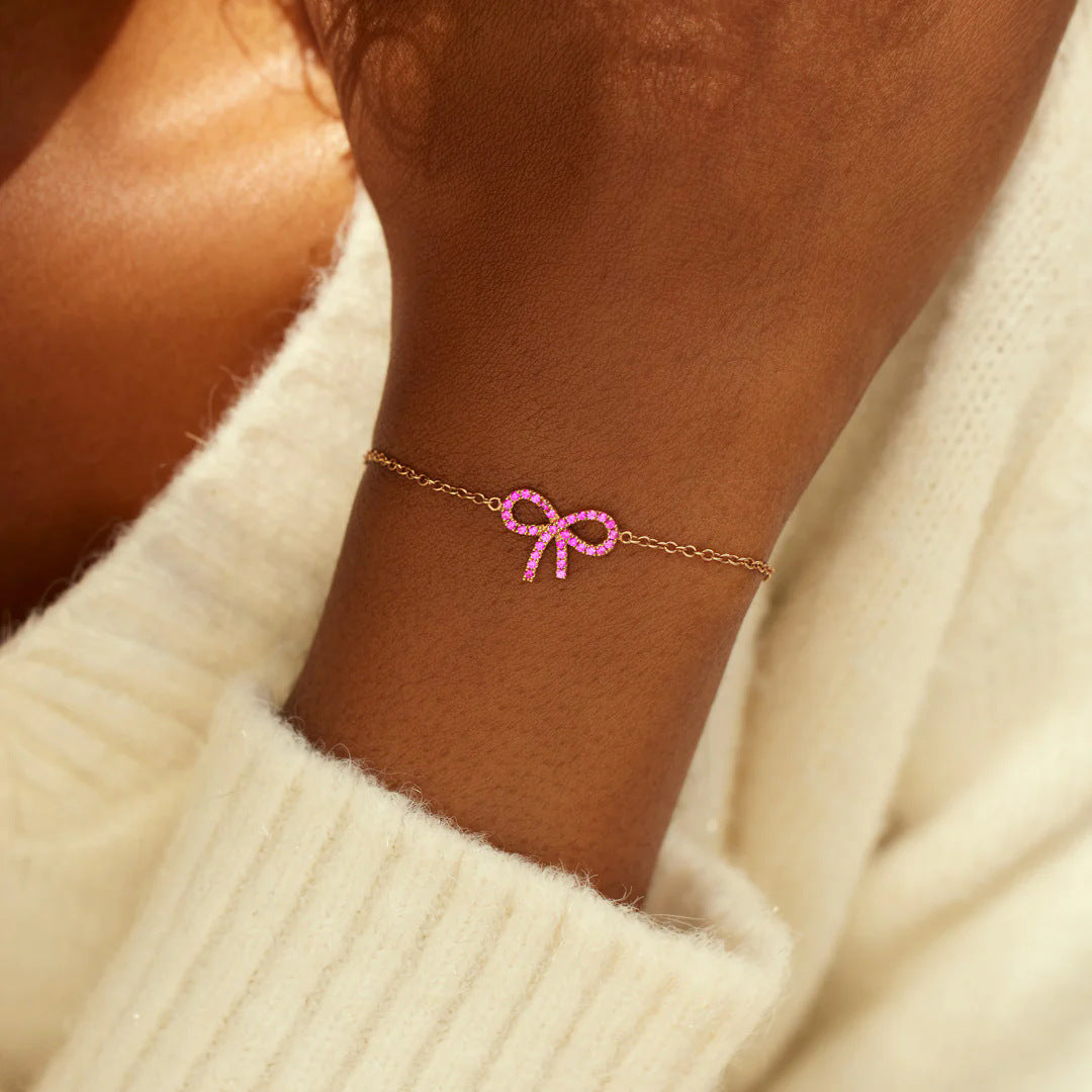 Pink Ribbon Bracelet