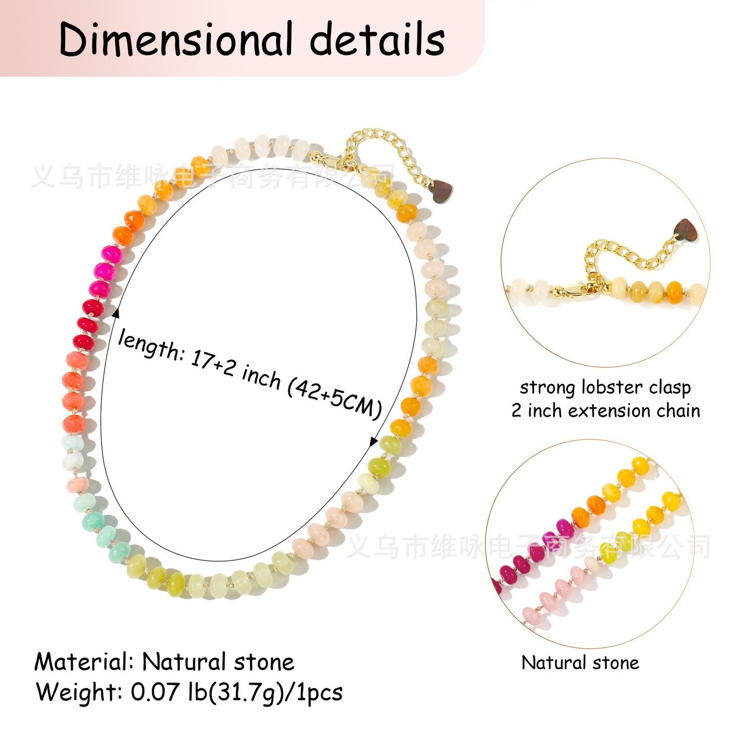 Preorder: Color Pop Beaded Trend Necklace