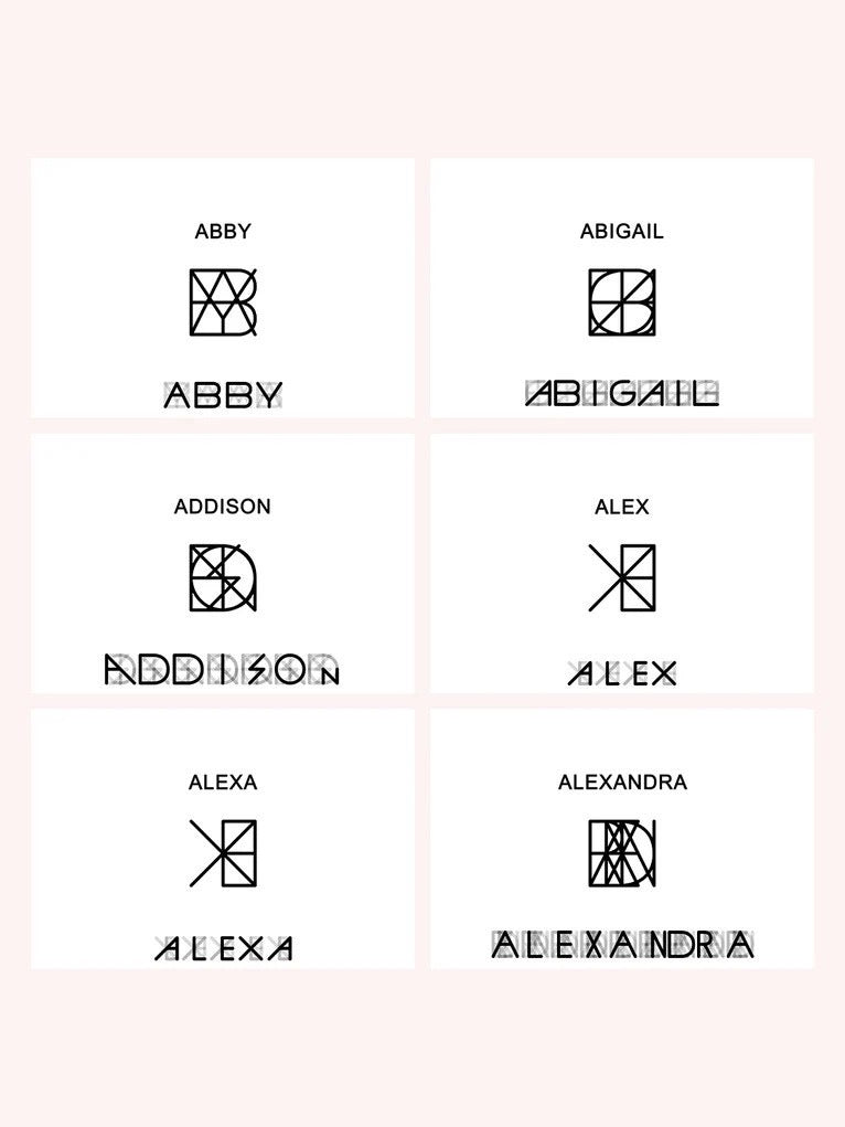 Preorder: Minimalist Name Monogram Necklace