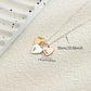 Preorder: Custom Engraved Heart Charm Necklace
