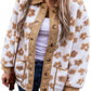 Fall Floral Sherpa Jacket