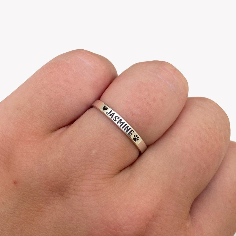 PREORDER: Custom Infinity Pet or Name Rings