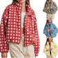Cozy Check Sherpa Zip Jacket