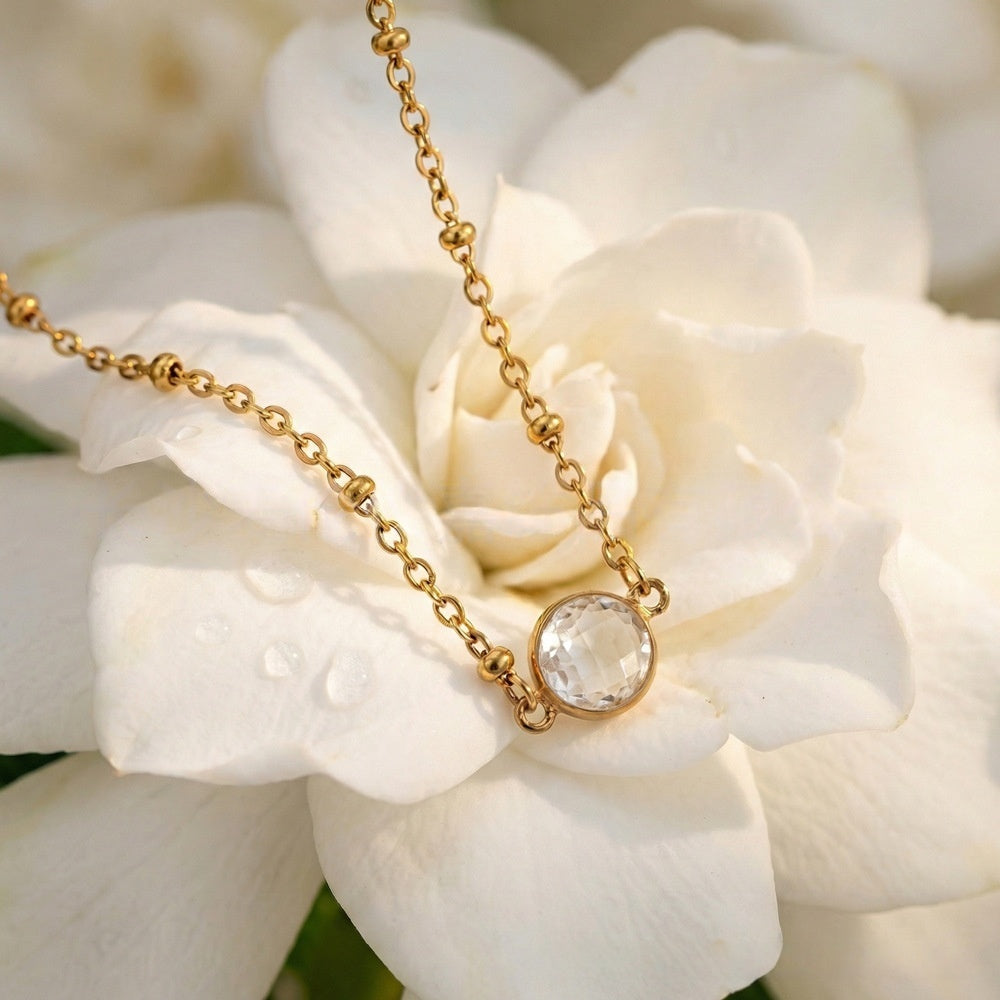 PREORDER: Luna Glow Bezel Necklace