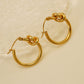 Preorder: Knotted Hoop Earrings