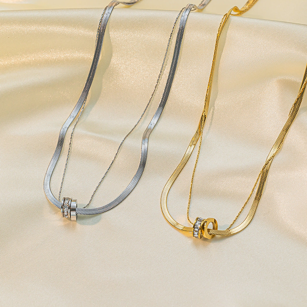 Preorder: Sophisticated Layered Disc Necklace