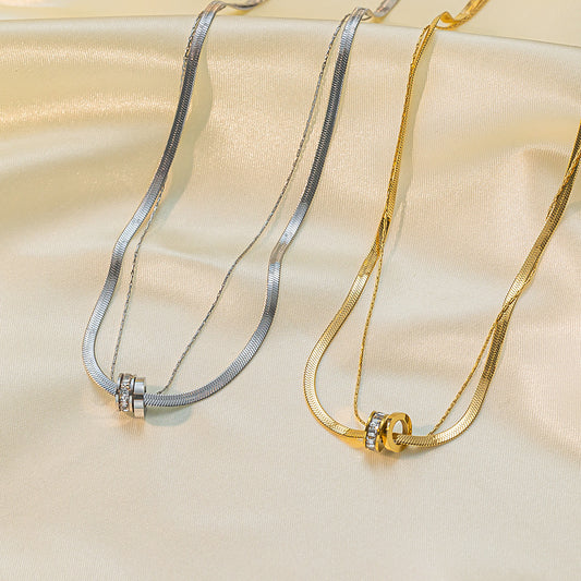 Preorder: Sophisticated Layered Disc Necklace