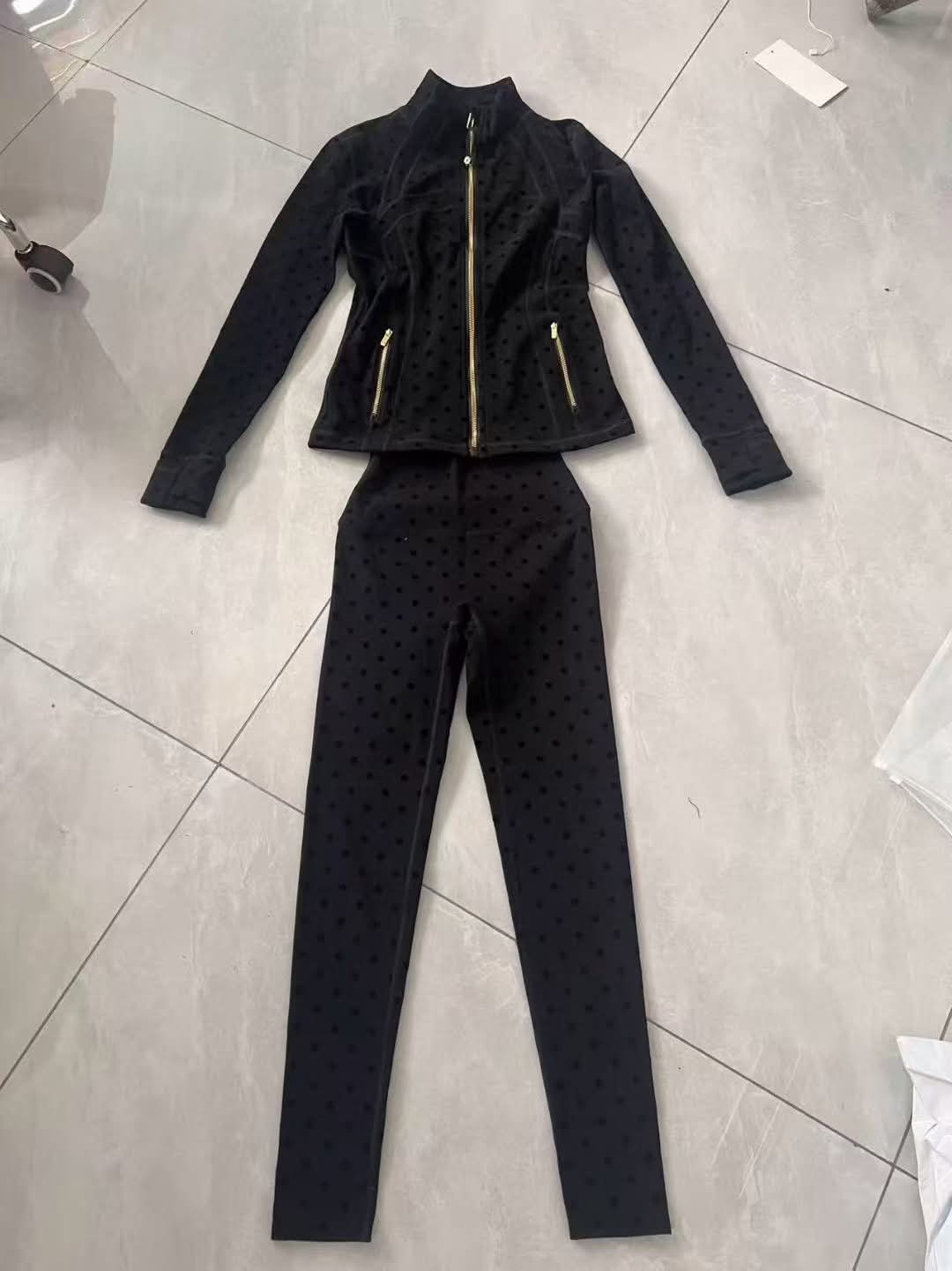 Luxe Dot Activewear Set