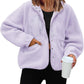 Fleece Button Down Sherpa Jacket