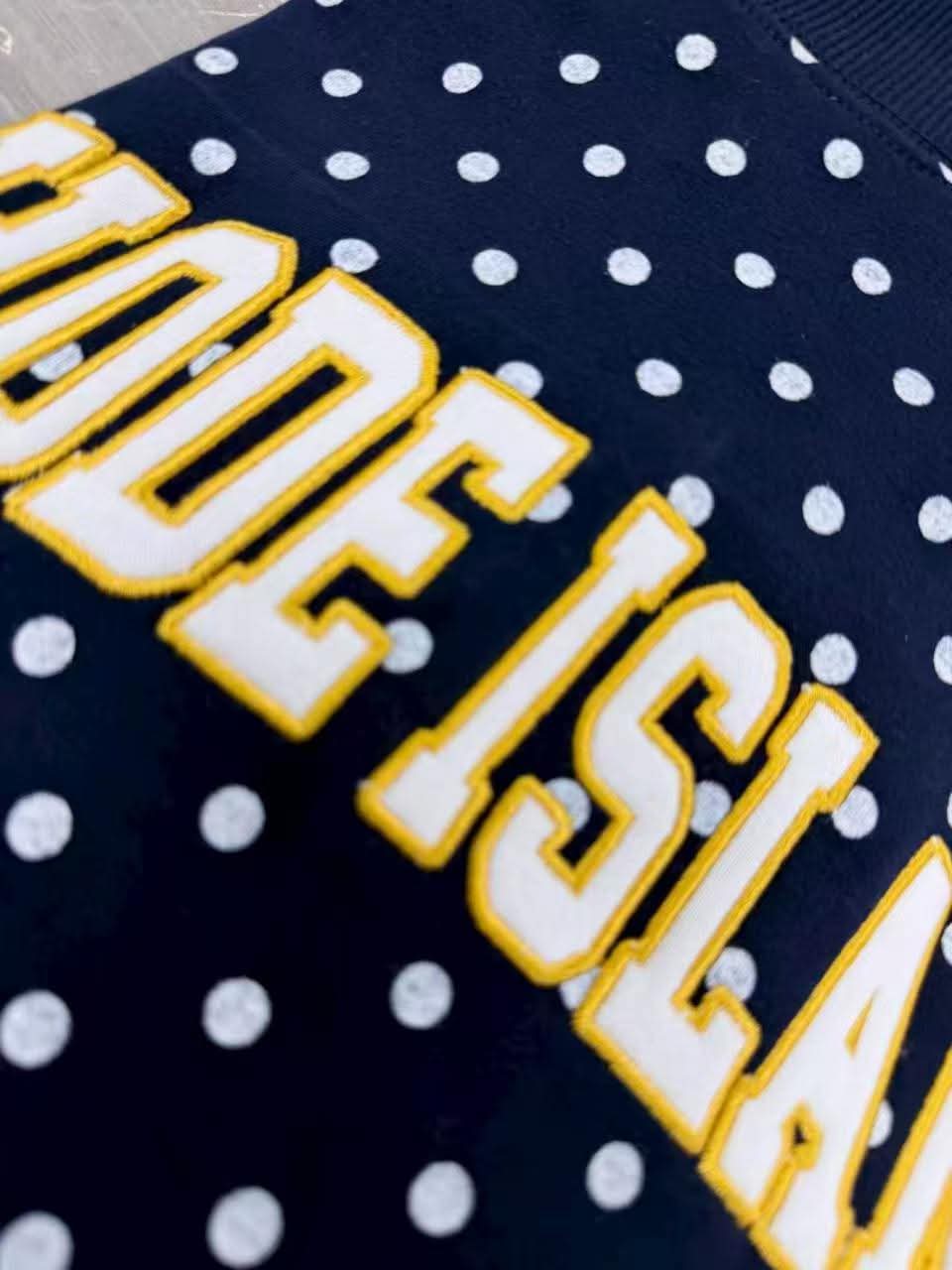 Custom Embroidered Sequin Patch Crewneck