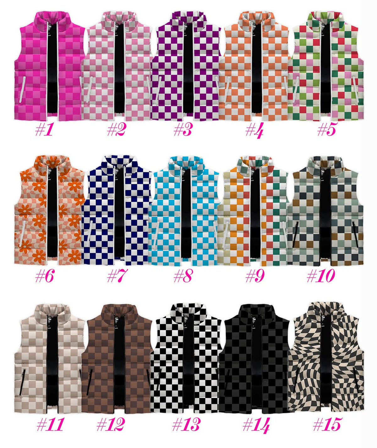 Custom Spirit Puffer Vests