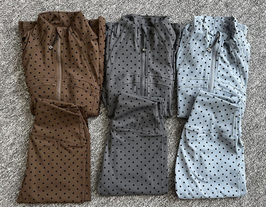 Luxe Dot Activewear Set