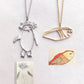 Preorder: Custom Photo Drawing and Handwriting Necklace