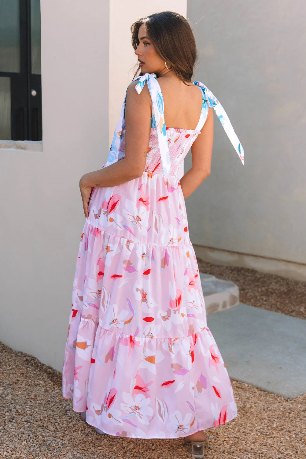 Blush Blossom Maxi Dress