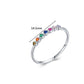 Preorder: Rainbow Stone Stacker Rings