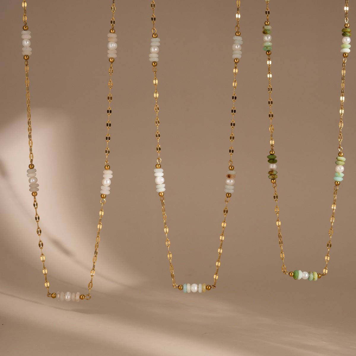 Golden Coast Gemstone Necklace