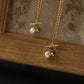 Preorder: Lustrous Pearl and Gold Ball Necklace