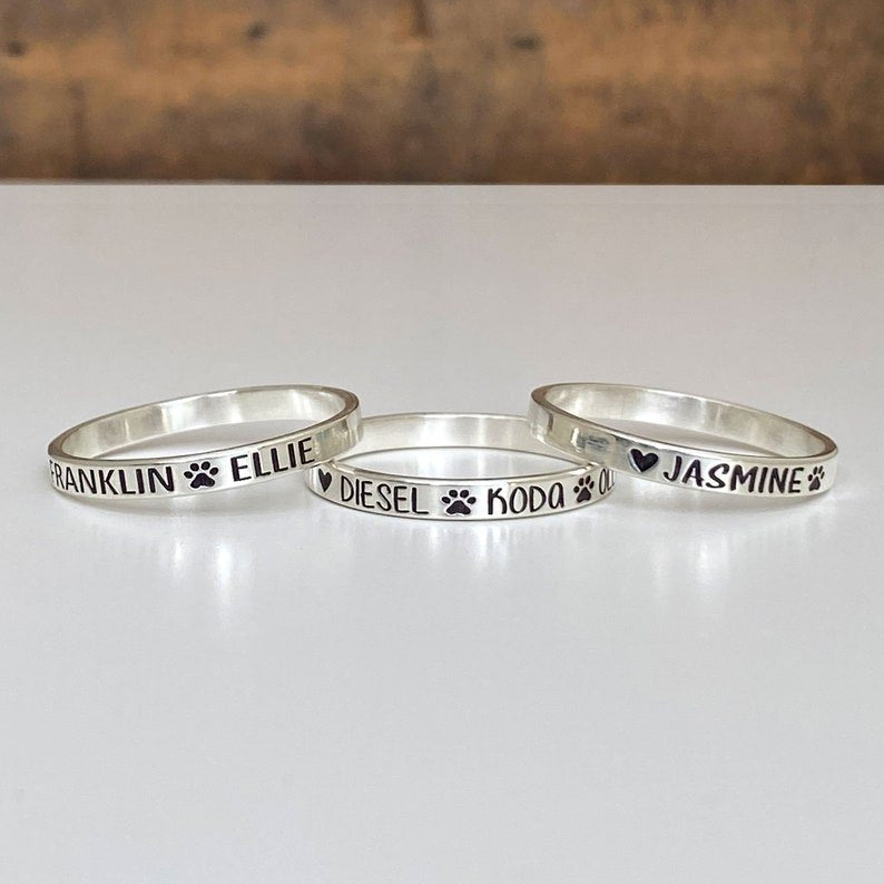 PREORDER: Custom Infinity Pet or Name Rings