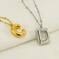Preorder: Bubble Letter Initial Necklace