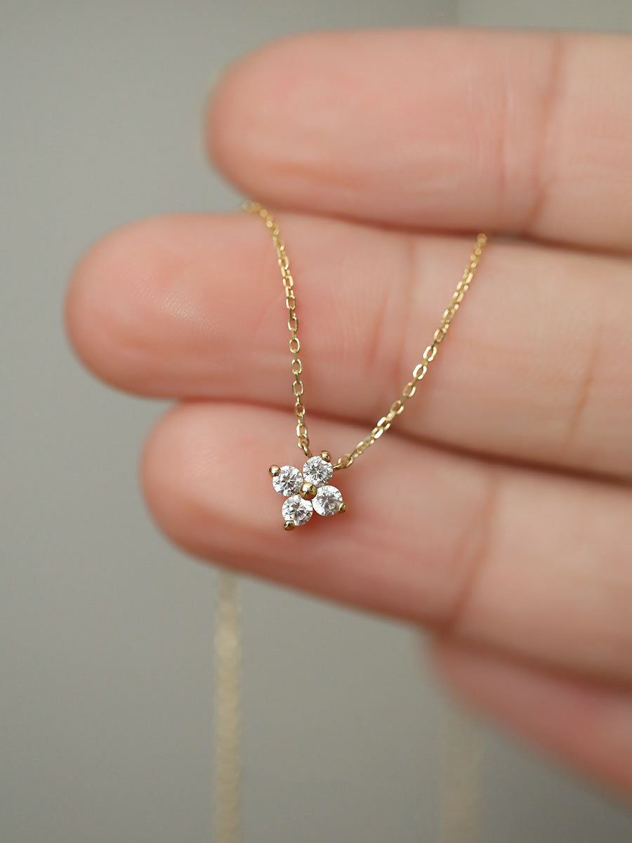 Preorder: Dainty Floral Pendant Necklace and Ring