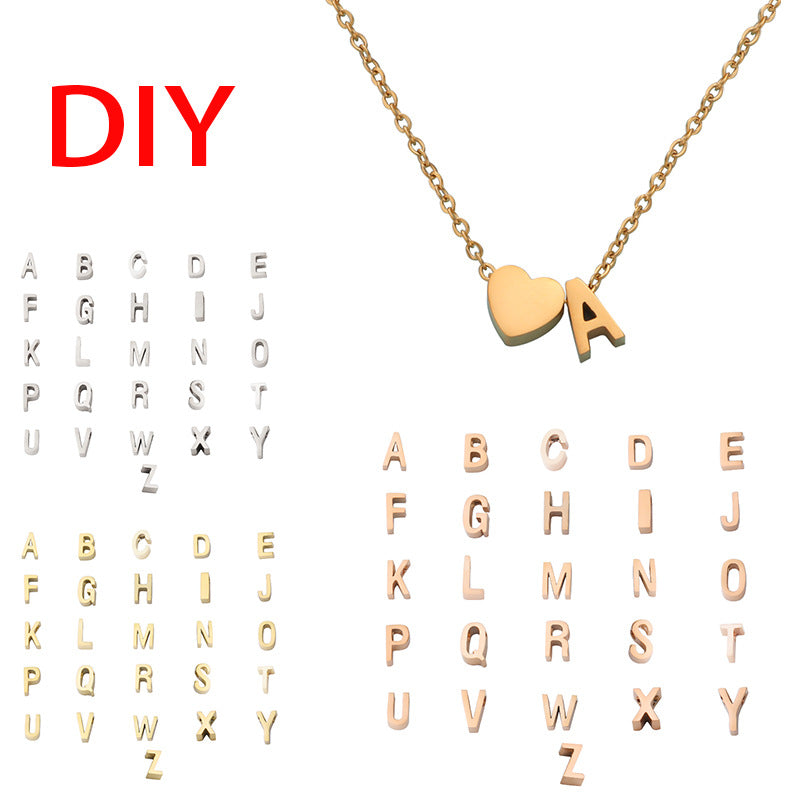 Preorder: Heart and Initial Charm Necklace