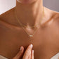 The Sparkle Initial Charm Necklace