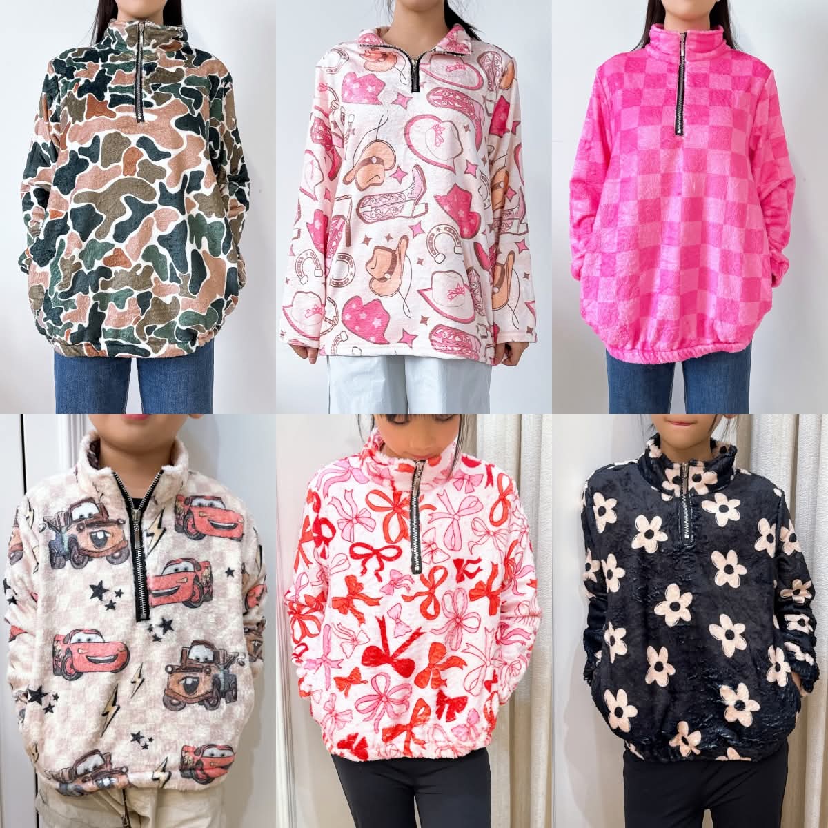 1/4 Zip Fleece Pullovers