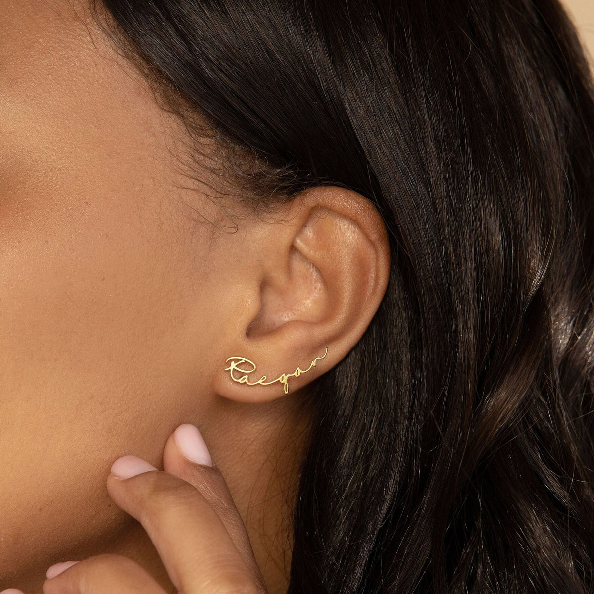 *RERUN: Cursive Name Ear Climbers*