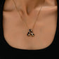 Wild Initial Necklace