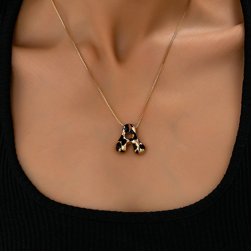 Wild Initial Necklace