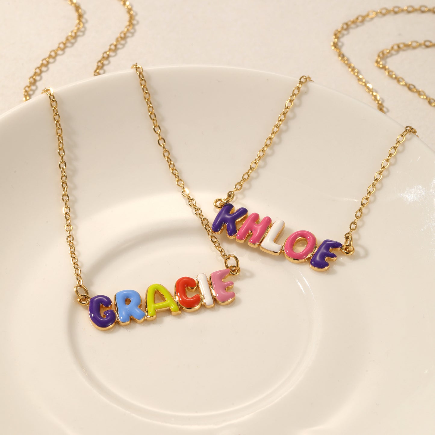Preorder: Color Pop Name Necklace