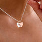 Preorder: Custom Engraved Heart Charm Necklace
