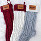 Personalized Cozy Knit Matching Stockings