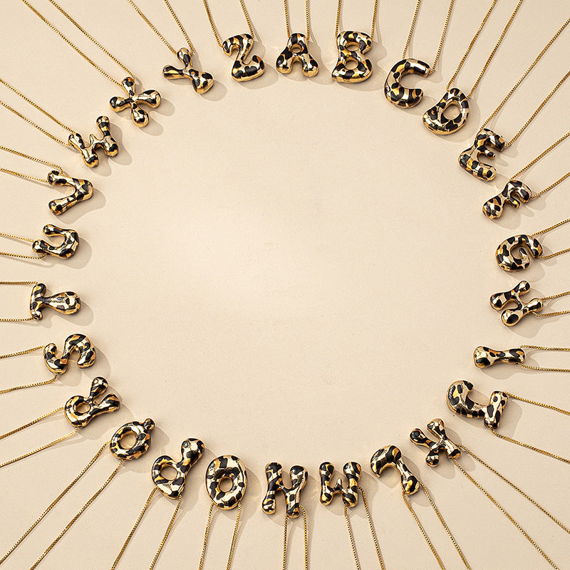 Wild Initial Necklace