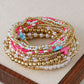 Cotton Candy Charm Bracelet Stack