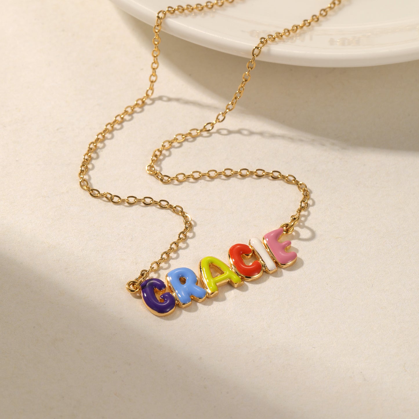 Preorder: Color Pop Name Necklace