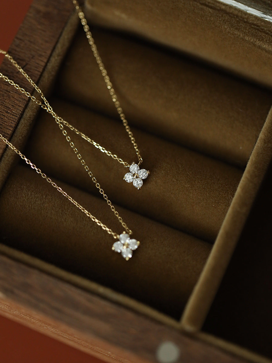 Preorder: Dainty Floral Pendant Necklace and Ring