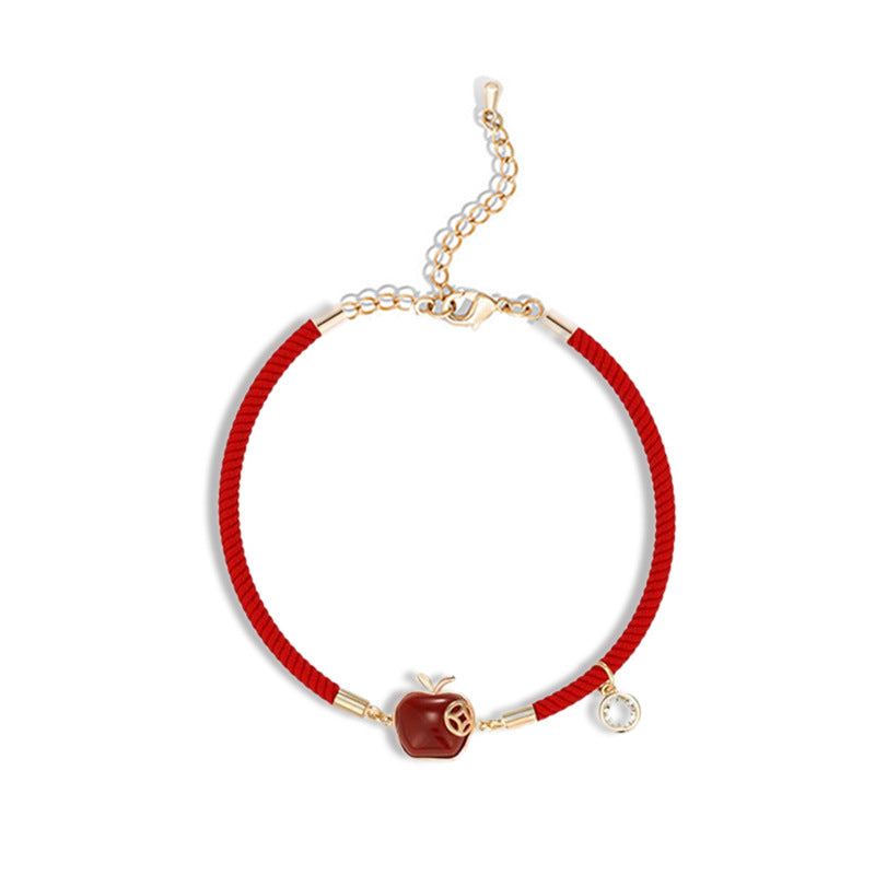 Corded Apple Bracelet