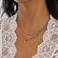 Preorder: Golden Bloom Bow Layered Necklace