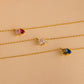 Preorder: Custom Mixed Birthstone Necklace and Matching ring