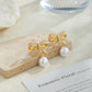 Preorder: Bow and Pearl Drop Earrings