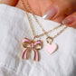 *Sweetheart Bow Layered Necklace*