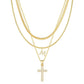 Golden Grace Layered Initial Necklace