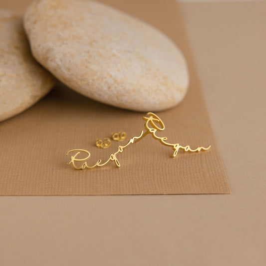 *RERUN: Cursive Name Ear Climbers*