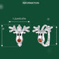 Cute Reindeer Hoops