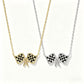 Checkered Flag Necklace