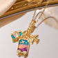 Wanderlust Travel Charm Necklace