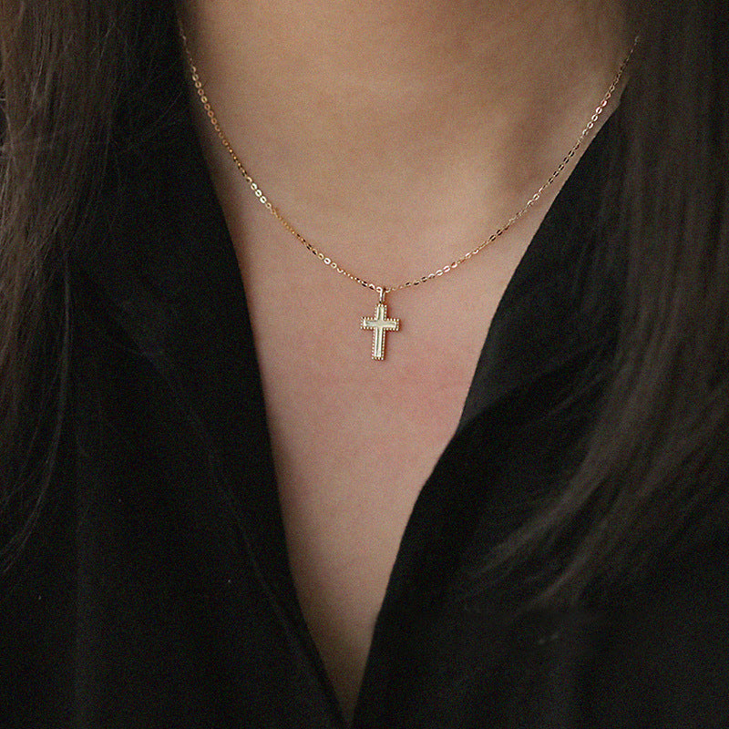 Graceful Cross Pendant Necklace*