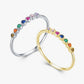 Preorder: Rainbow Stone Stacker Rings